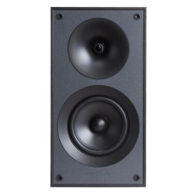 Passive Bookshelf Speaker, 300W, Book Shelf Stereo Speakers with 5.25-Inch Woofer and 1-Inch Tweeter, Detachable Grille, 65Hz-20KHz Frequency Res