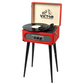 Victor Andover 5-in-1 Music Center with Chair-Height Legs