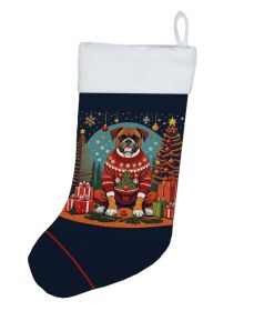 Boxer Christmas Christmas Stocking Fireplace Hanging Stockings Christmas Season Party Decor Family Holiday Decorations